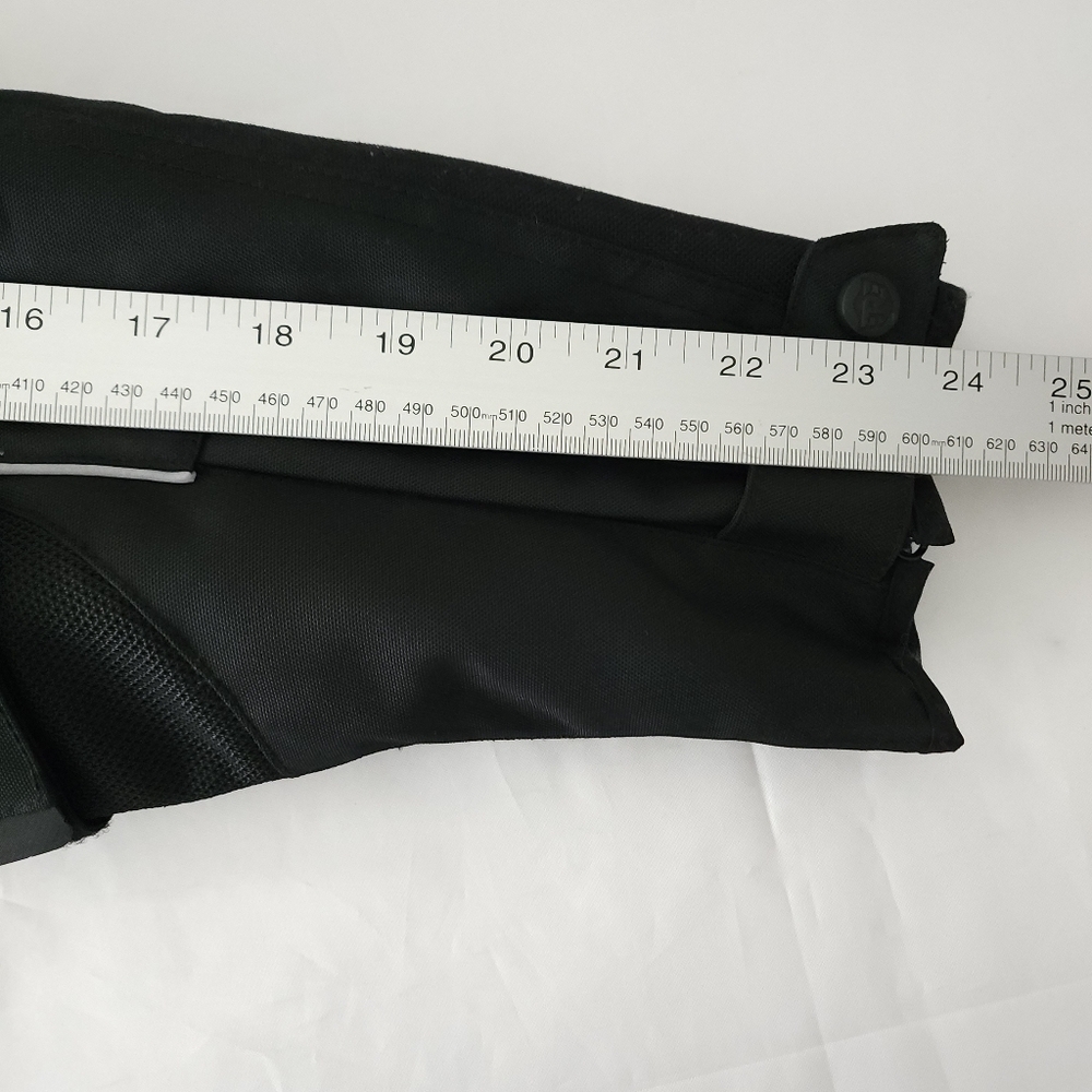 Royal Enfield Textile Waterproof Riding Motorcycle Reflective Jacket - Black - Picture 13 of 14